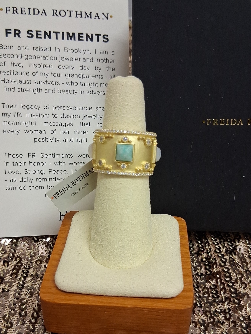 Freida Rothman Brooklyn Coast Multi stone Cigar Band ✨️✨️✨️✨️
